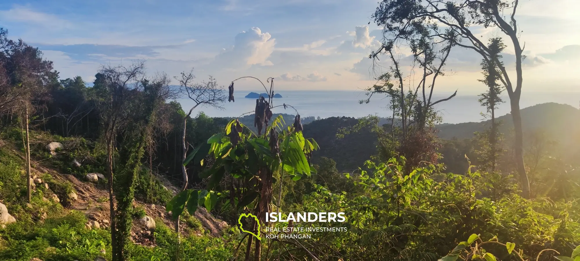 Fantastisches Grundstück mit Sonnenuntergangsseite und Samui-Meerblick auf Haad Yao