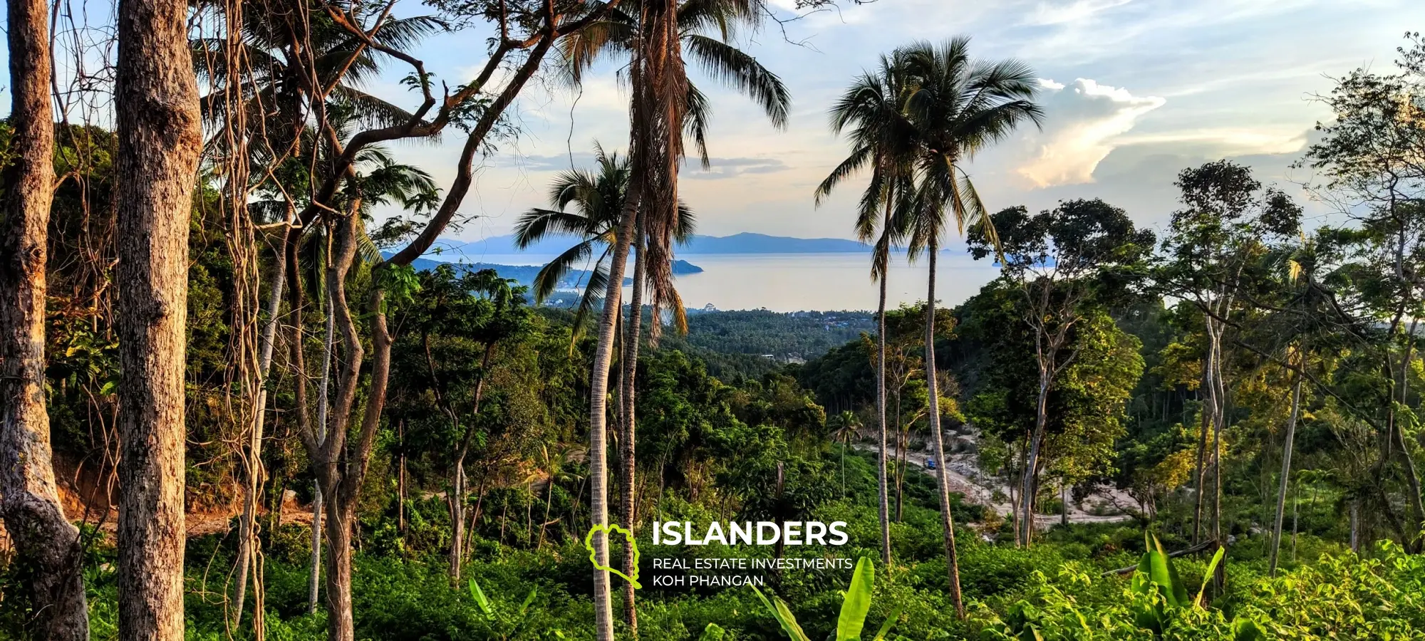 Fantastisches Grundstück mit Sonnenuntergangsseite und Samui-Meerblick auf Haad Yao