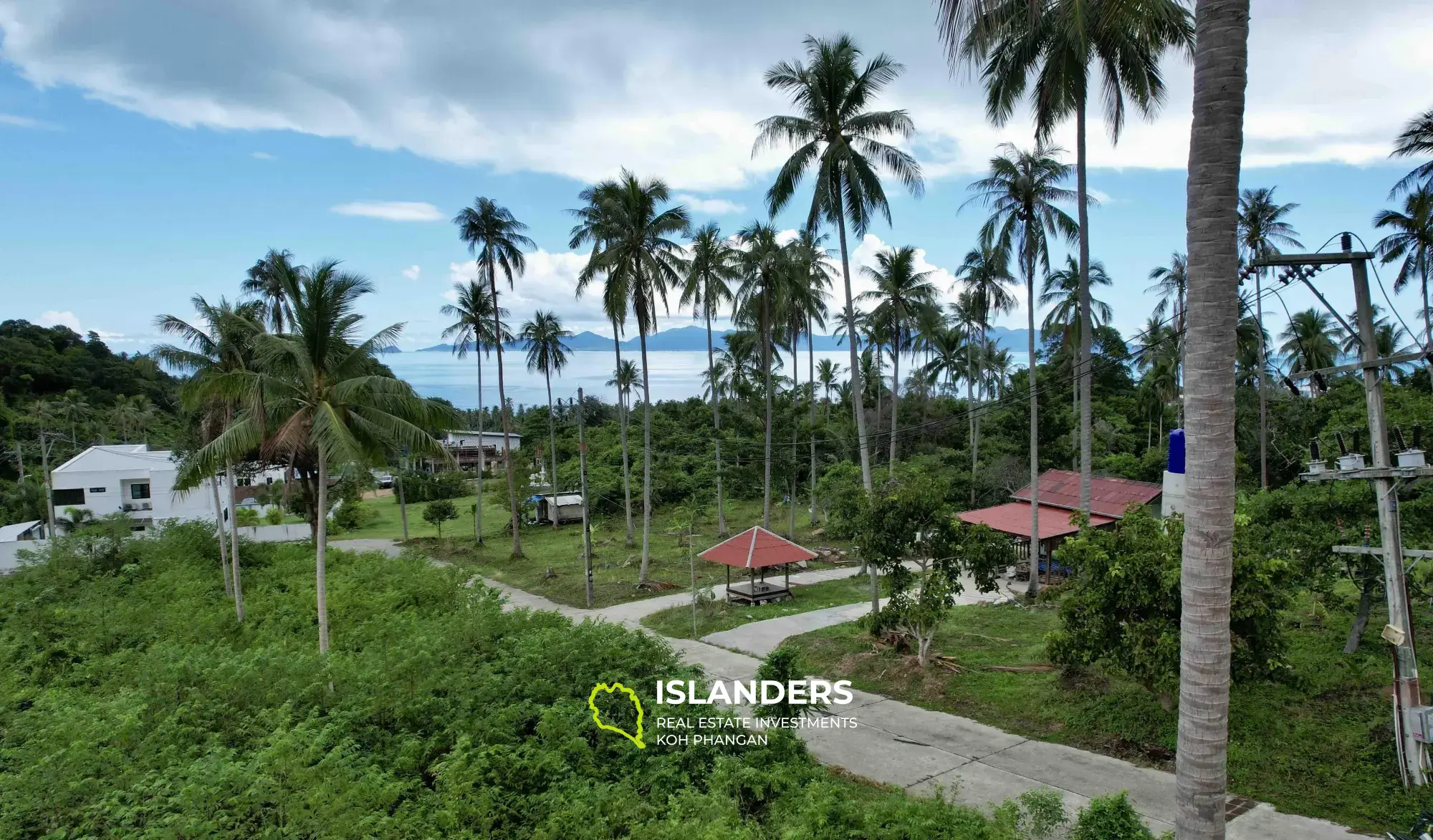 10 Rai Terrain avec vue sur la mer à Bang Por à vendre