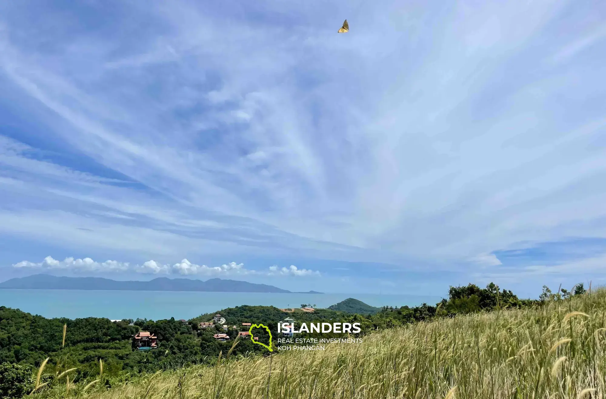 7,6 Rai Étonnant Terrain avec Vue sur la Mer à 180 Degrés à Bang Por