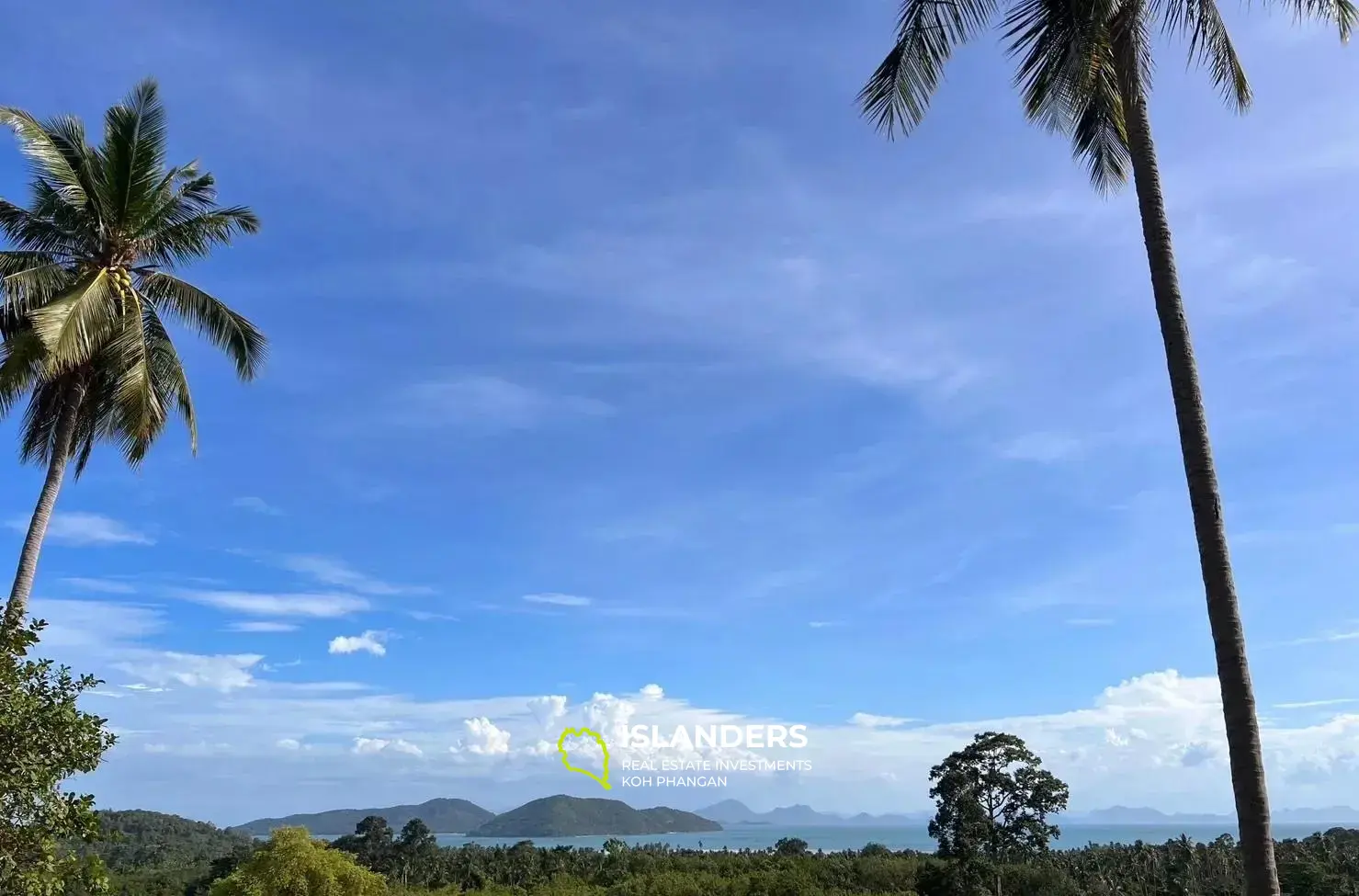 Magnifique terrain avec vue sur la mer à vendre à Taling Ngam