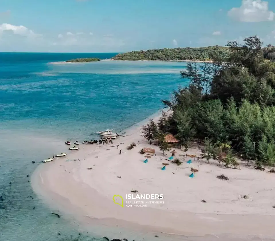 Incroyable terrain paradisiaque sur l'île de Koh Rap