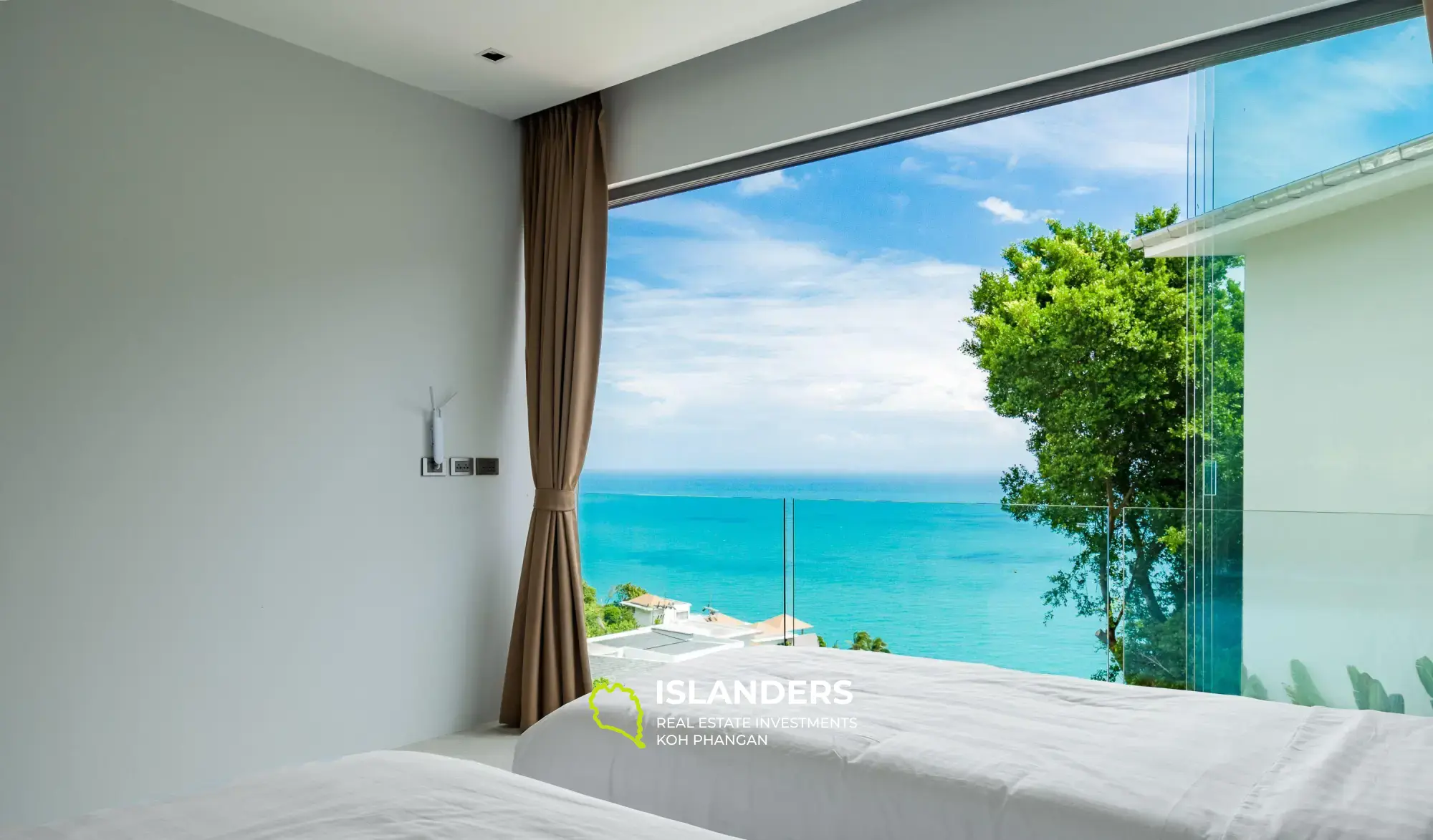 Incroyable villa de 3 chambres avec piscine et vue sur la mer à Chaweng Noi à vendre