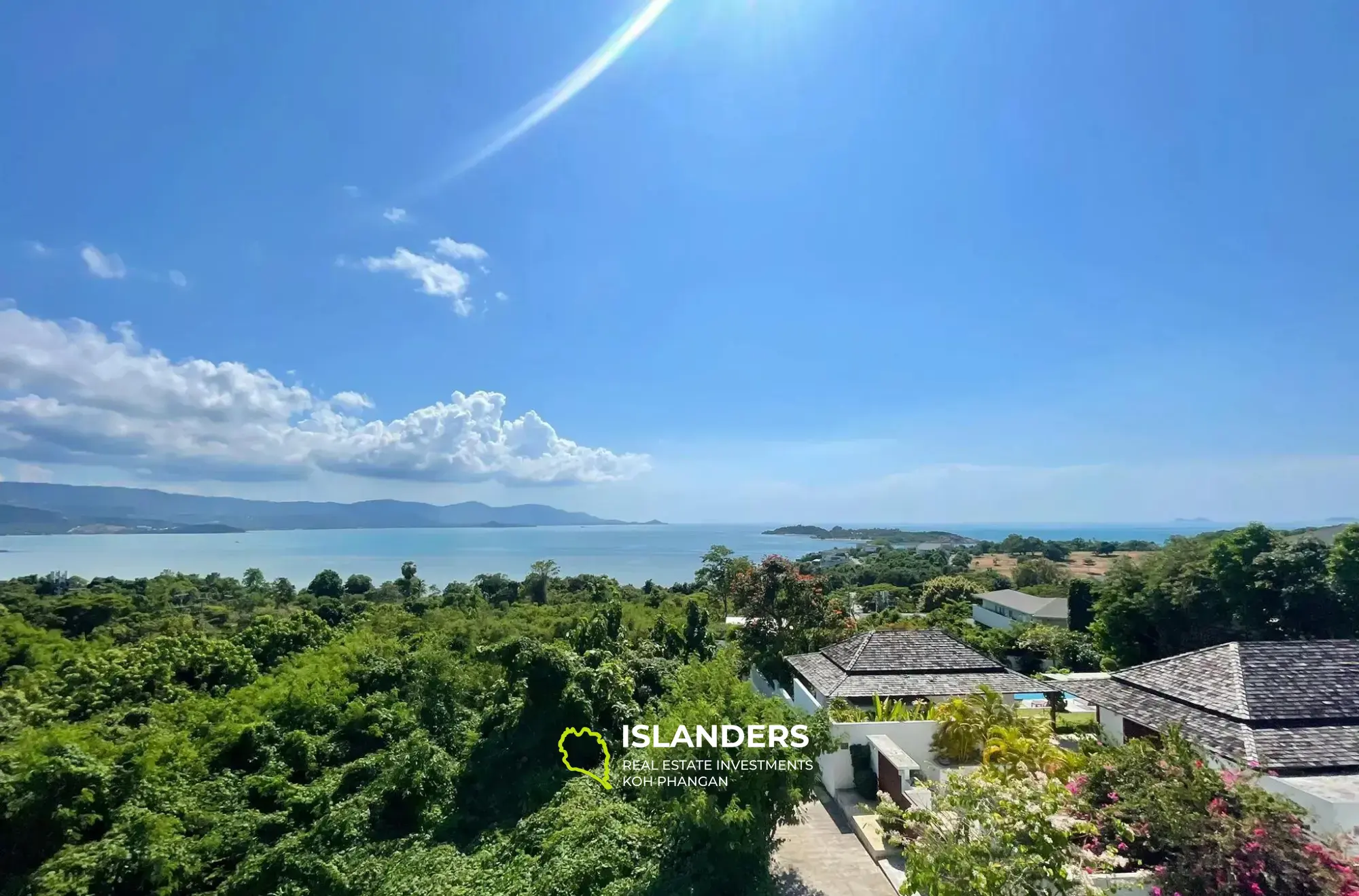 Terrain de 1 265 m² avec vue sur la mer à Plai Laem à vendre