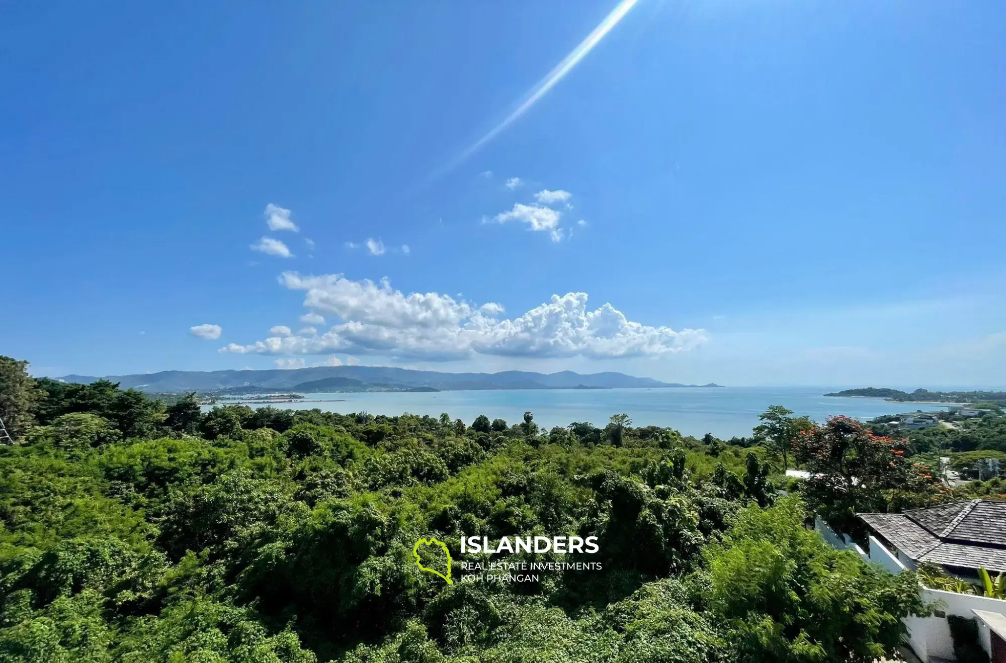 Terrain de 1 146 m² avec vue sur la mer à Plai Laem à vendre