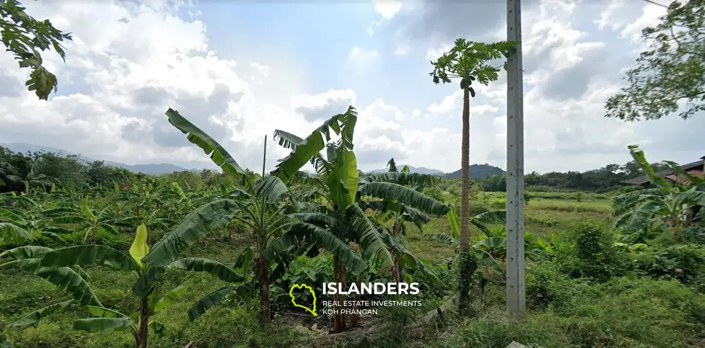 18 Rai Land mit schöner Aussicht zum Verkauf in Koh Samui