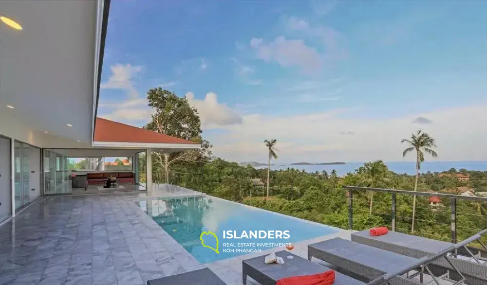 Villa de 3 chambres avec piscine et vue sur la mer à Chaweng