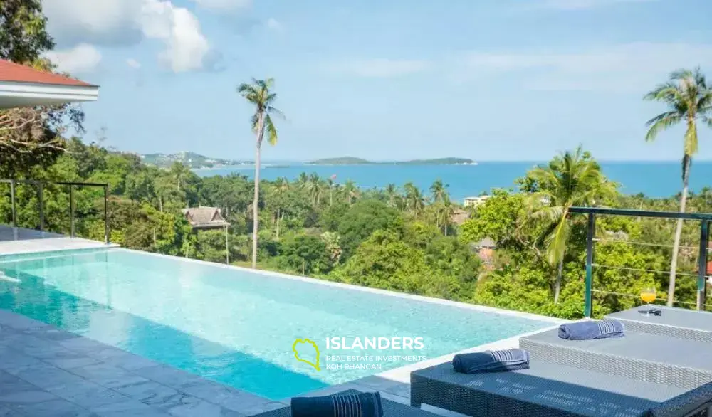 Villa de 3 chambres avec piscine et vue sur la mer à Chaweng