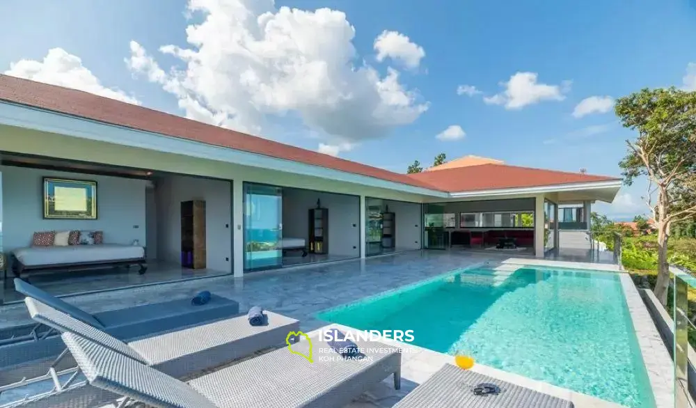 Villa de 3 chambres avec piscine et vue sur la mer à Chaweng