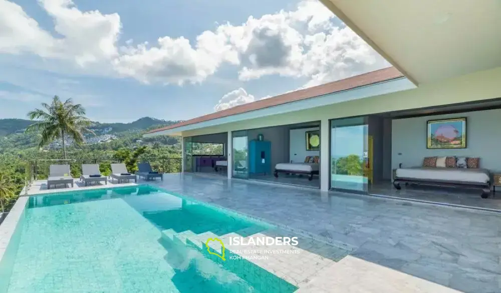 Villa de 3 chambres avec piscine et vue sur la mer à Chaweng