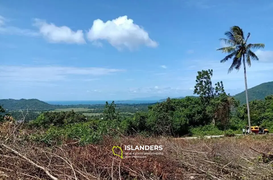 52 Rai Grundstück mit Meerblick zum Verkauf in Na Muang