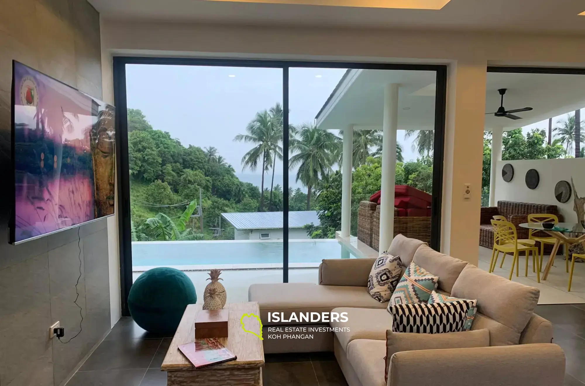 Villa de 3 chambres avec vue sur la mer à vendre à Lamai