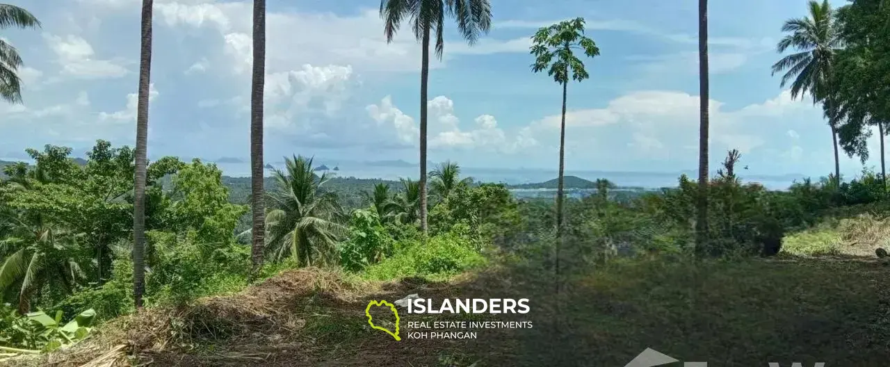 10 Rai Land for Sale with Beautiful Sea View and Sunset View