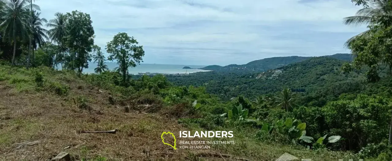 4 Rai Land for Sale with Beautiful Sea View in Koh Samui