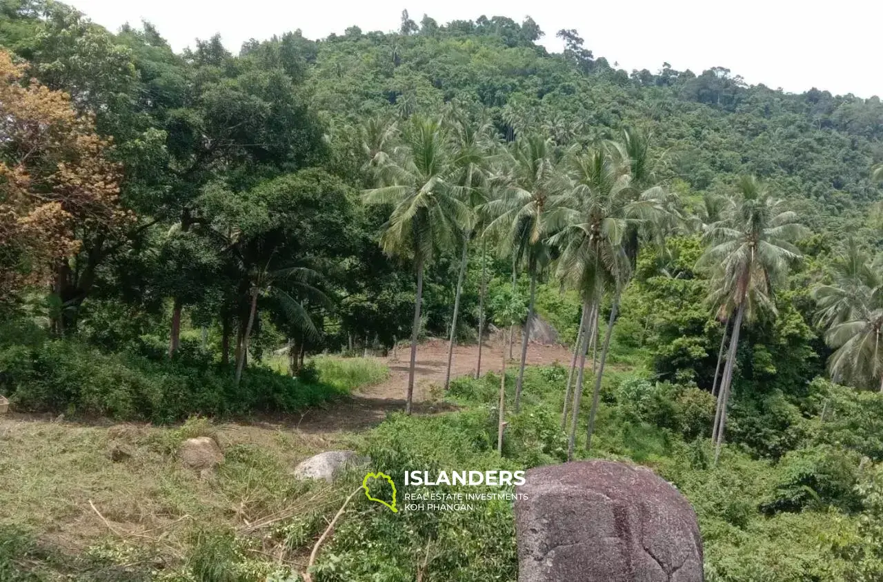 4 Rai Land for Sale with Beautiful Sea View in Koh Samui