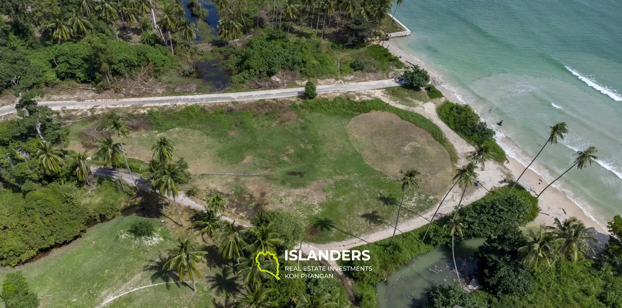 Beach Front Facing South Land for Sale in Laem Sor