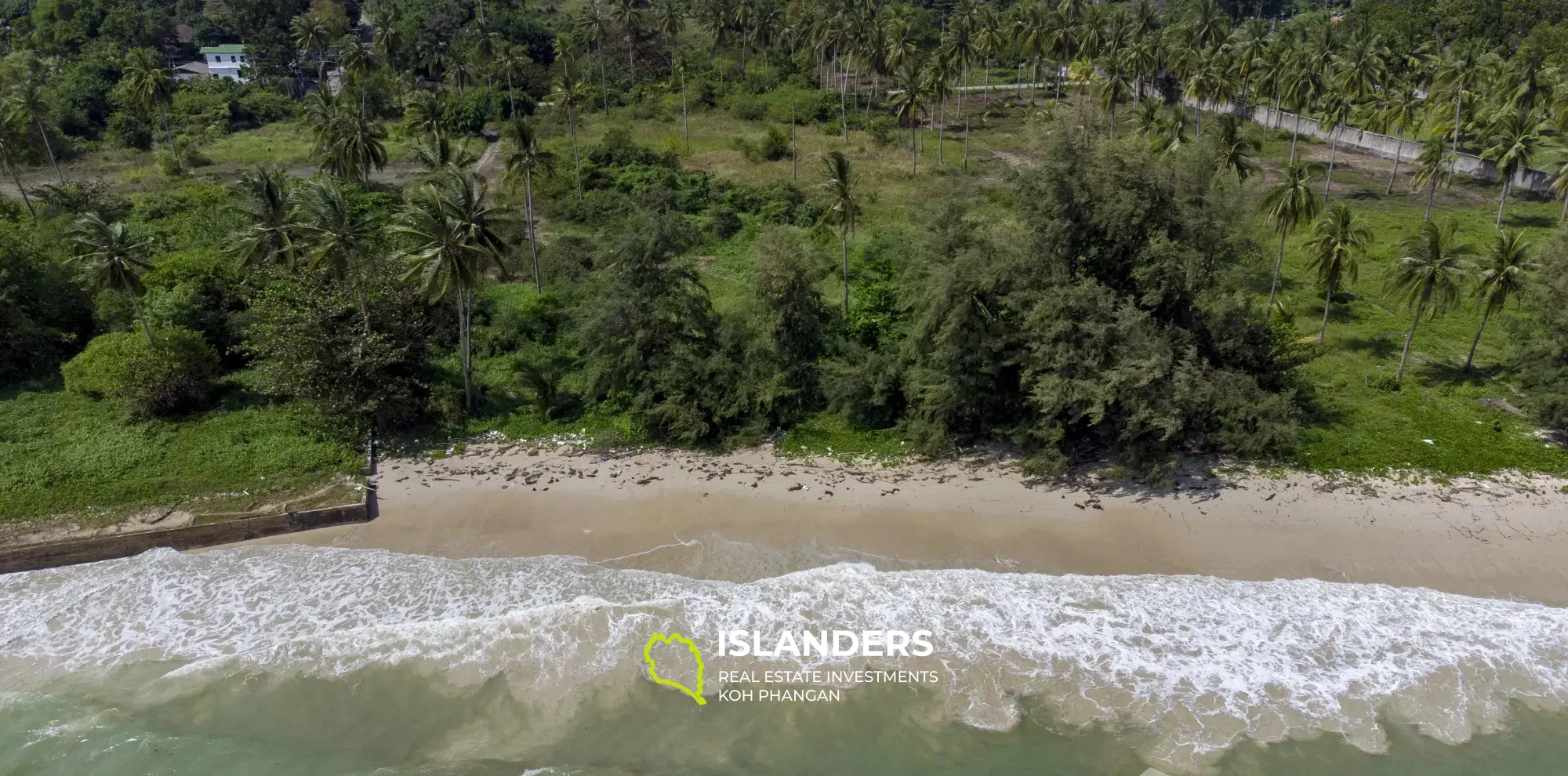 ขายที่ดินติดชายหาดขนาดใหญ่หันหน้าไปทางทิศตะวันออกบนหาดแหลมเส็ด