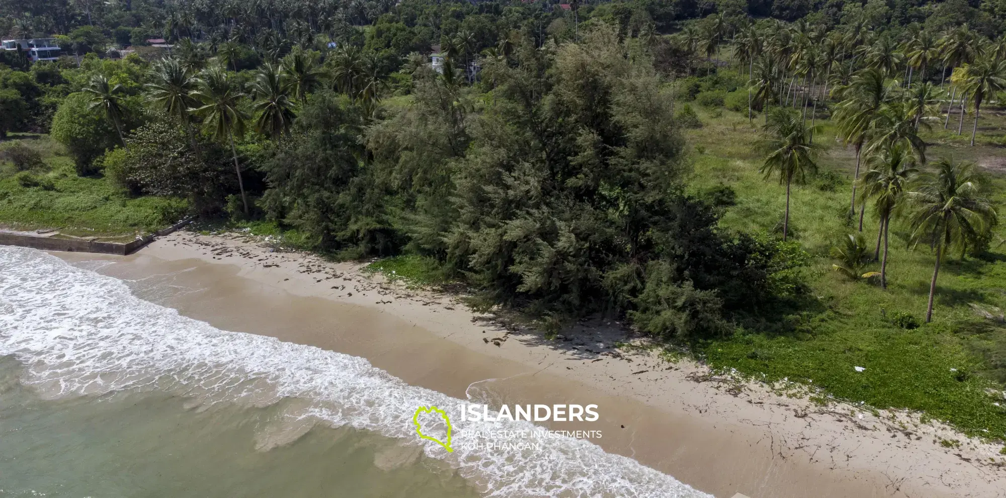 Large Beach Front Land Facing East for Sale on Laem Set Beach