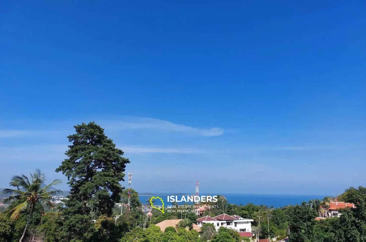 Grundstück mit Meerblick zum Verkauf in Chaweng Noi