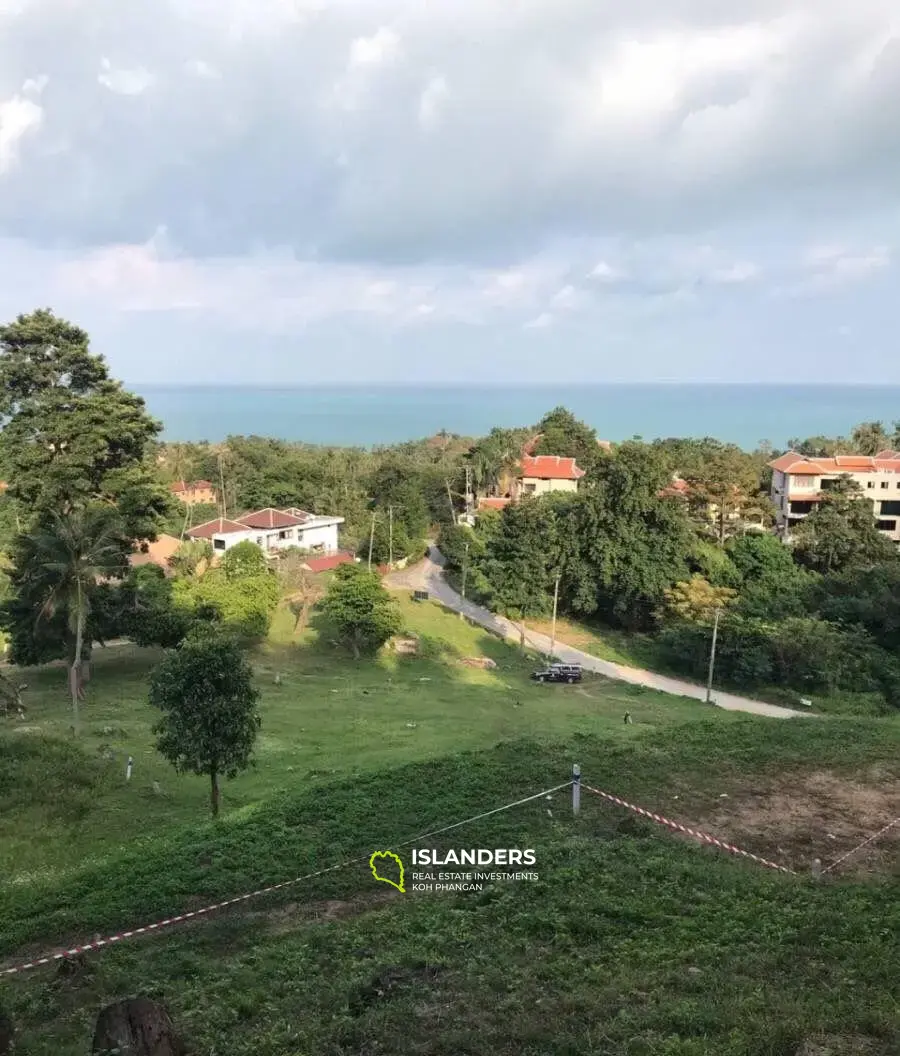 Grundstück mit Meerblick zum Verkauf in Chaweng Noi