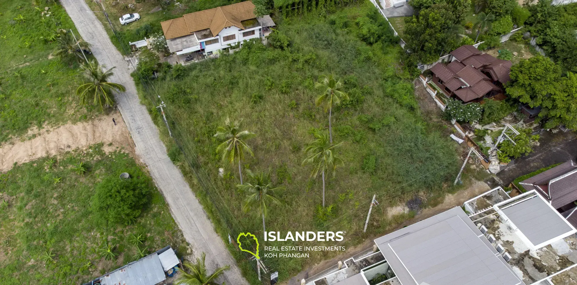 1 Rai Land for Sale in Plai Laem 