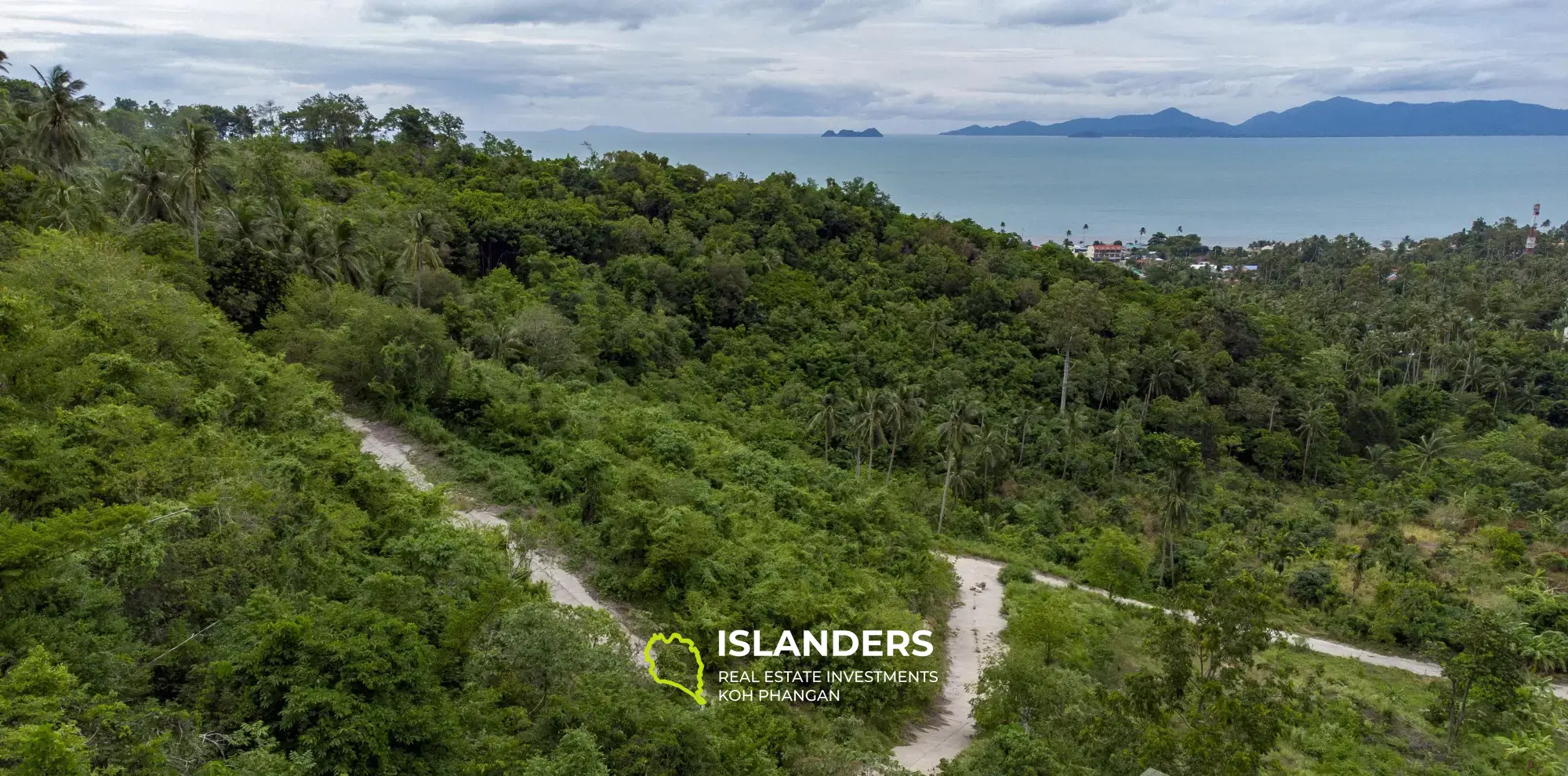 2 Rai Beau terrain à vendre sur les collines de Bang Por