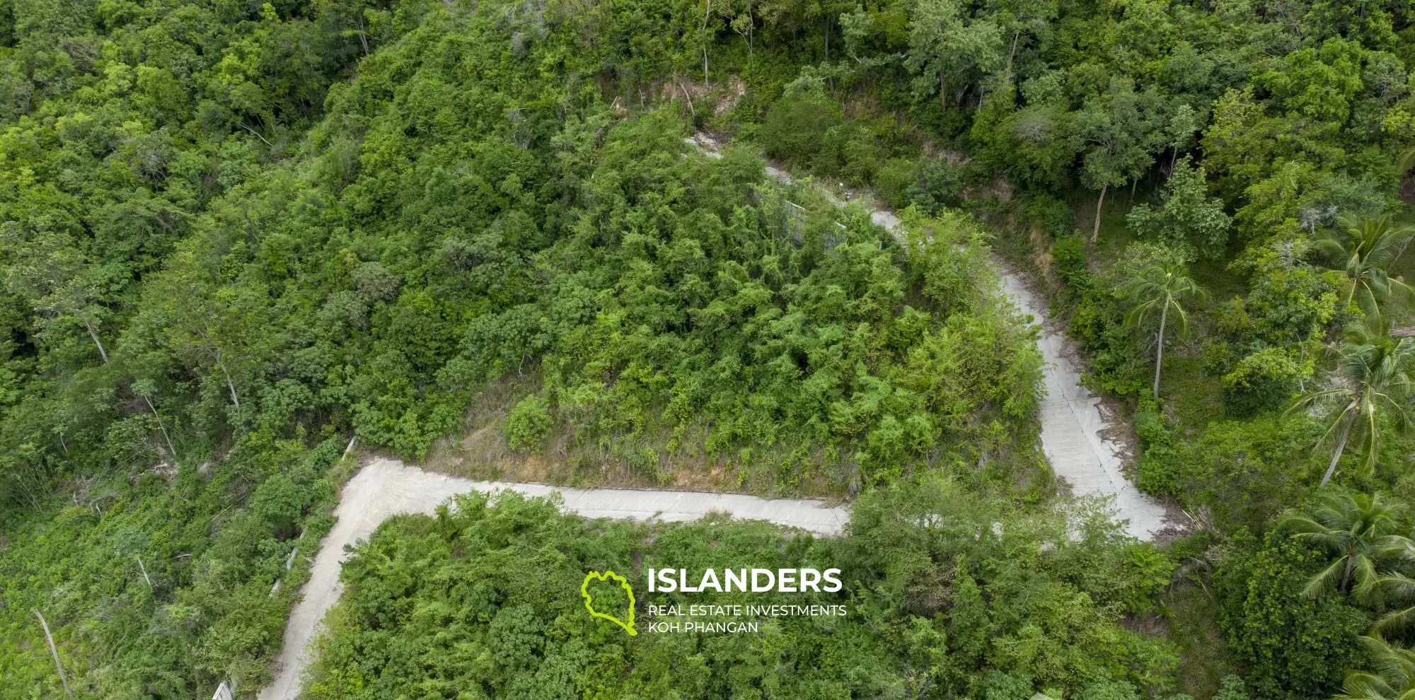 2 Rai Beau terrain à vendre sur les collines de Bang Por