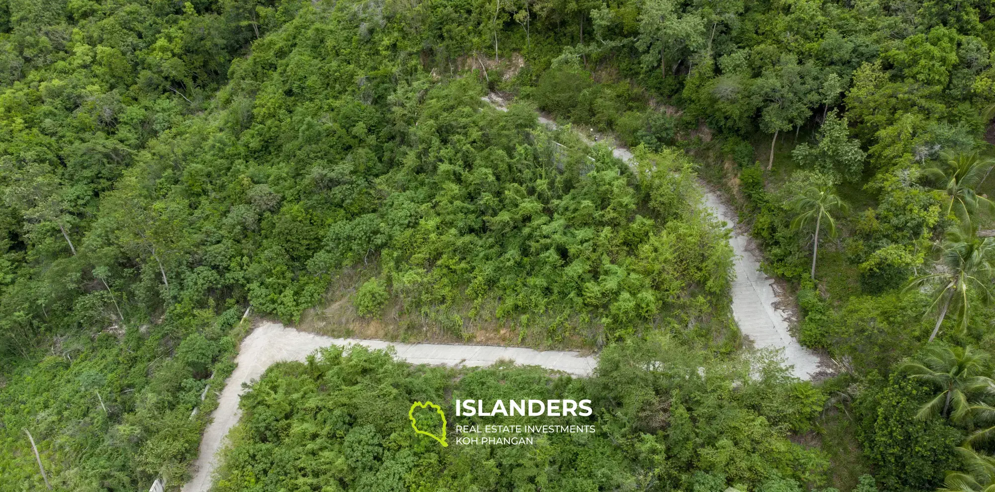 1 Rai Beau terrain à vendre sur les collines de Bang Por