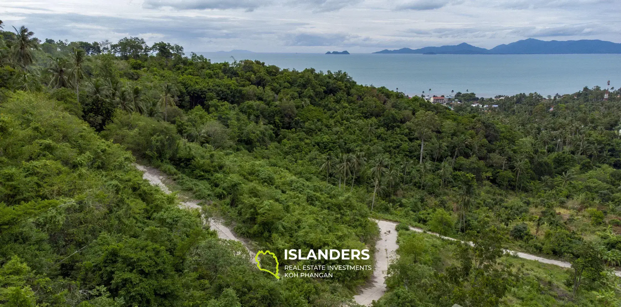 1 Rai Beau terrain à vendre sur les collines de Bang Por