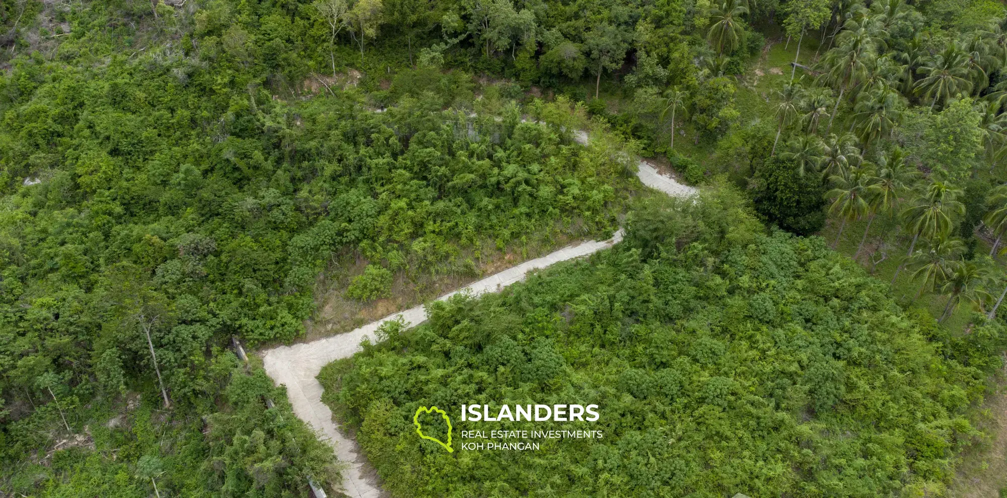 1 Rai Beau terrain à vendre sur les collines de Bang Por