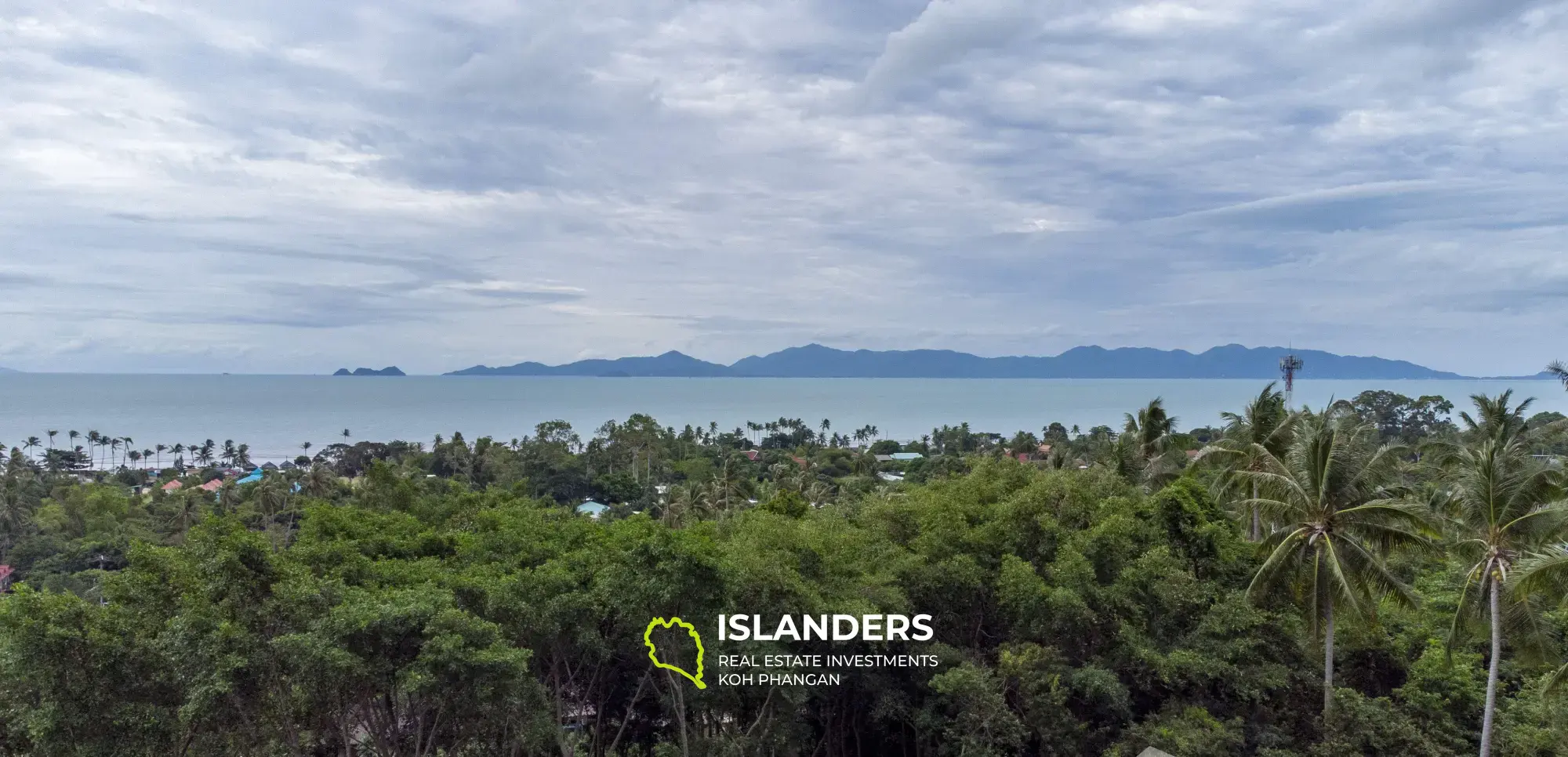 1 Rai-Grundstück mit schönem Meerblick zum Verkauf in der Nähe von Bang Po Beach