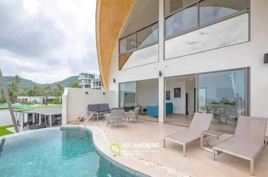 Villa de 2 chambres avec vue sur la mer à Chaweng à vendre