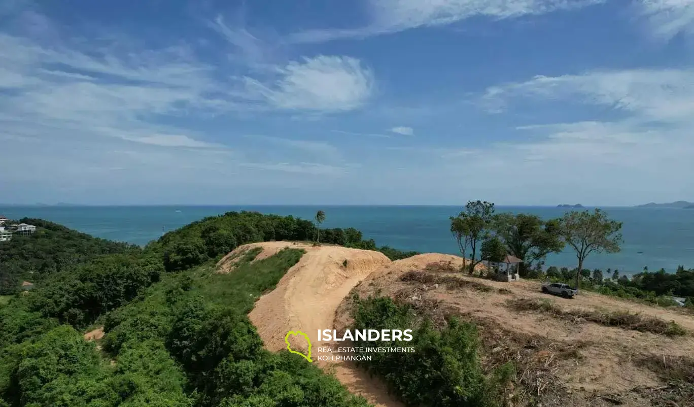 Superbe terrain avec vue sur la mer à Samui à vendre