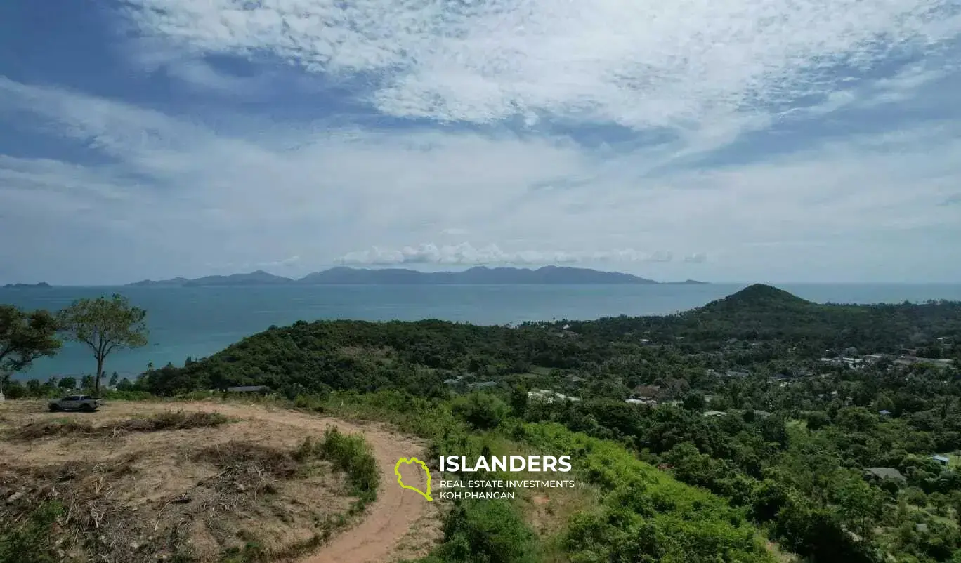 Superbe terrain avec vue sur la mer à Samui à vendre