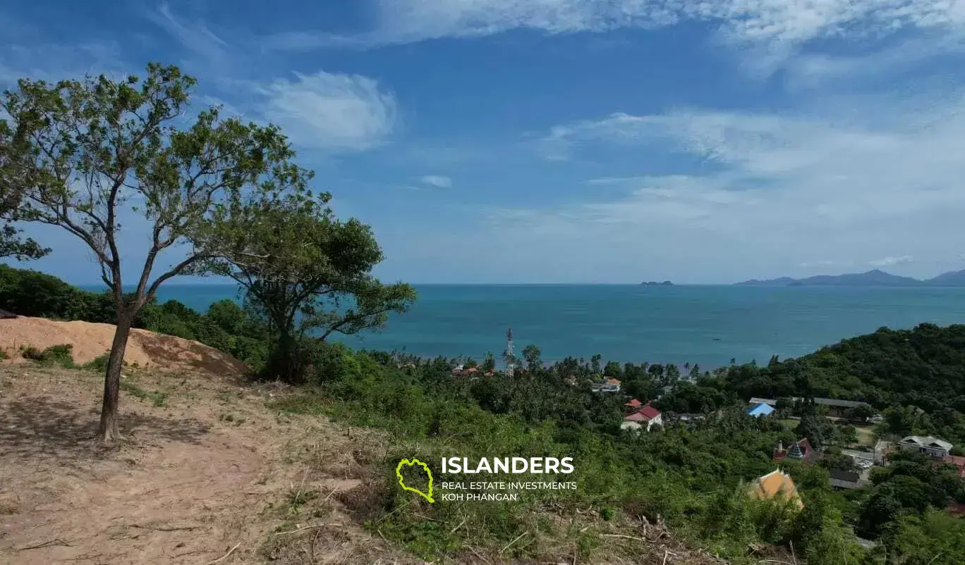 Superbe terrain avec vue sur la mer à Samui à vendre