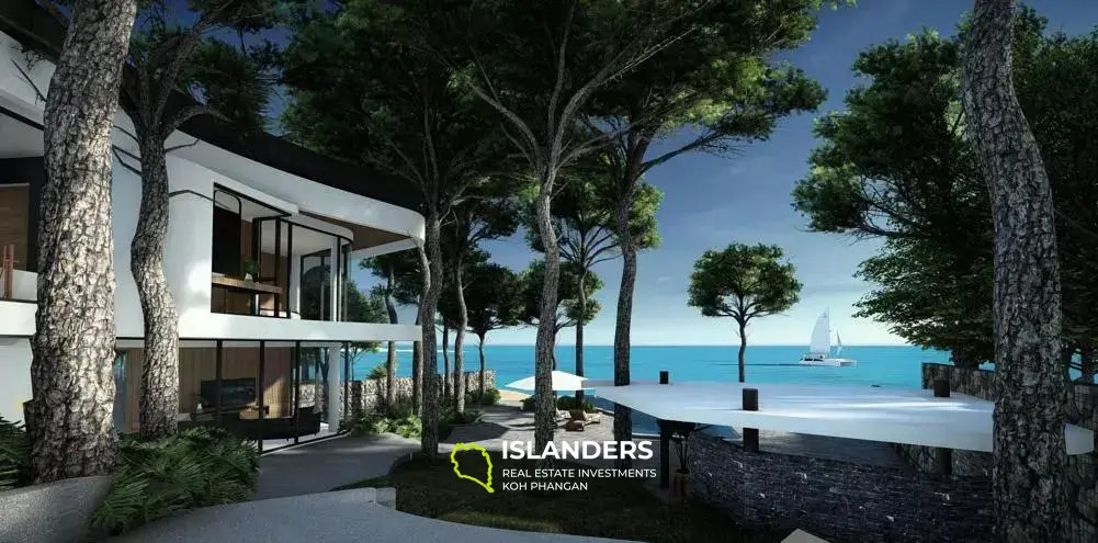 Luxury Beachfront Villa in Samui With Sunset Views