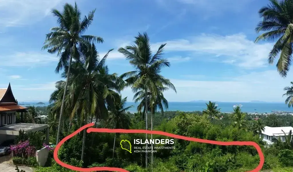 Grundstück mit Meerblick in Ang Thong zu verkaufen