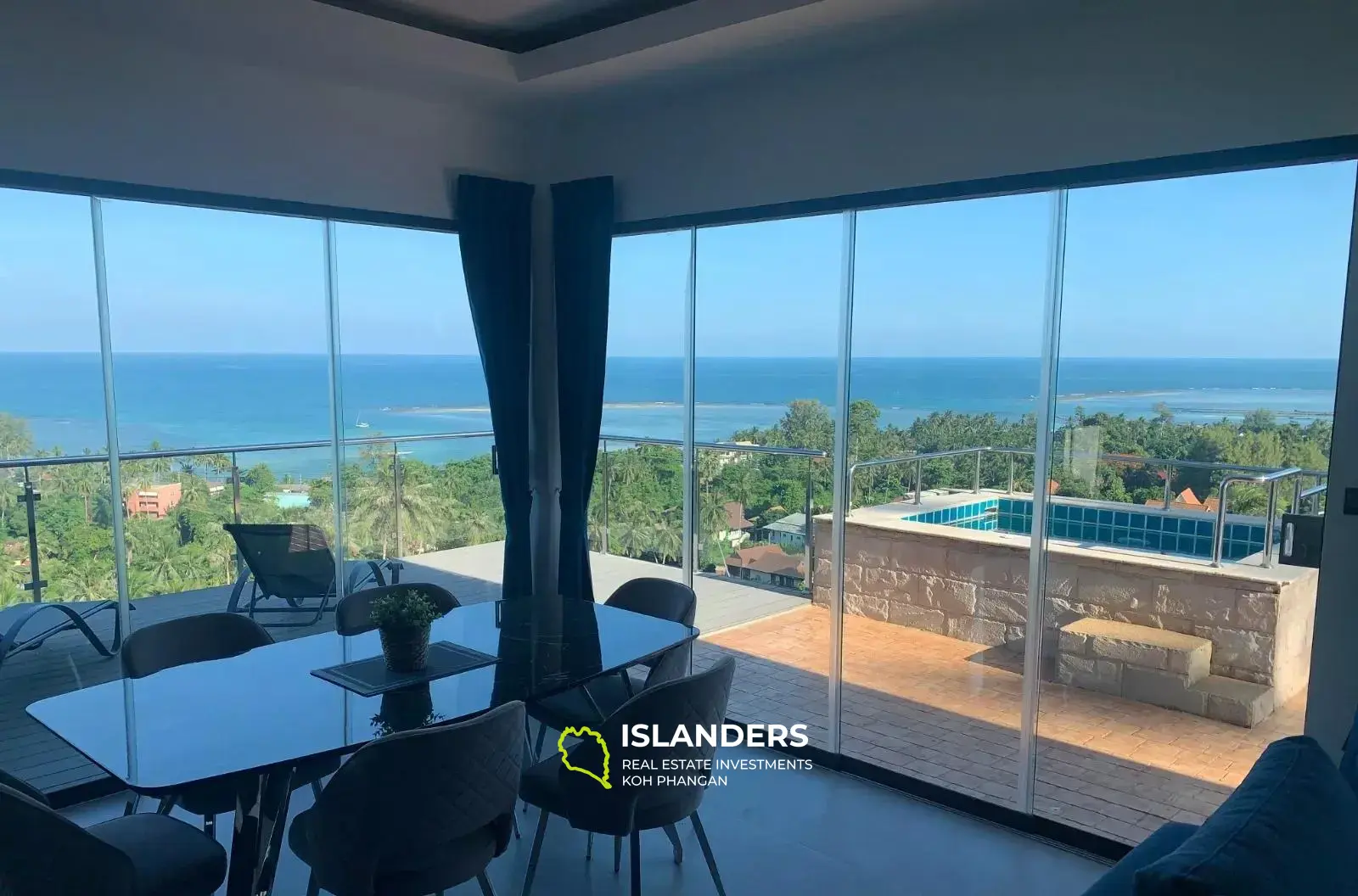 Villa 3 chambres avec piscine et vue mer à 360° à Maret