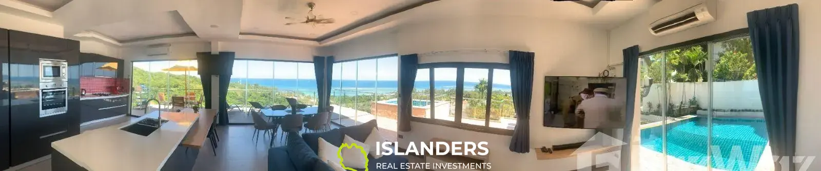 Villa 3 chambres avec piscine et vue mer à 360° à Maret