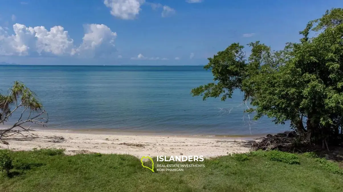 Terrain en bord de mer à Lipa Noi avec 1 maison et 7 bungalows