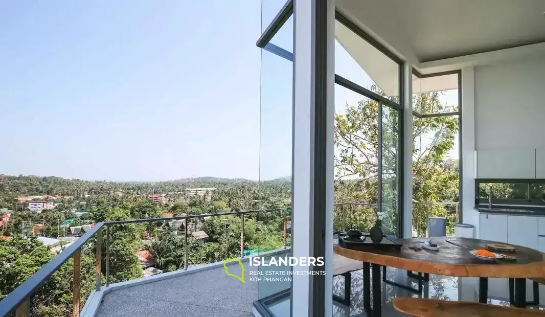 Villa unique avec piscine à Plai Laem avec une vue imprenable