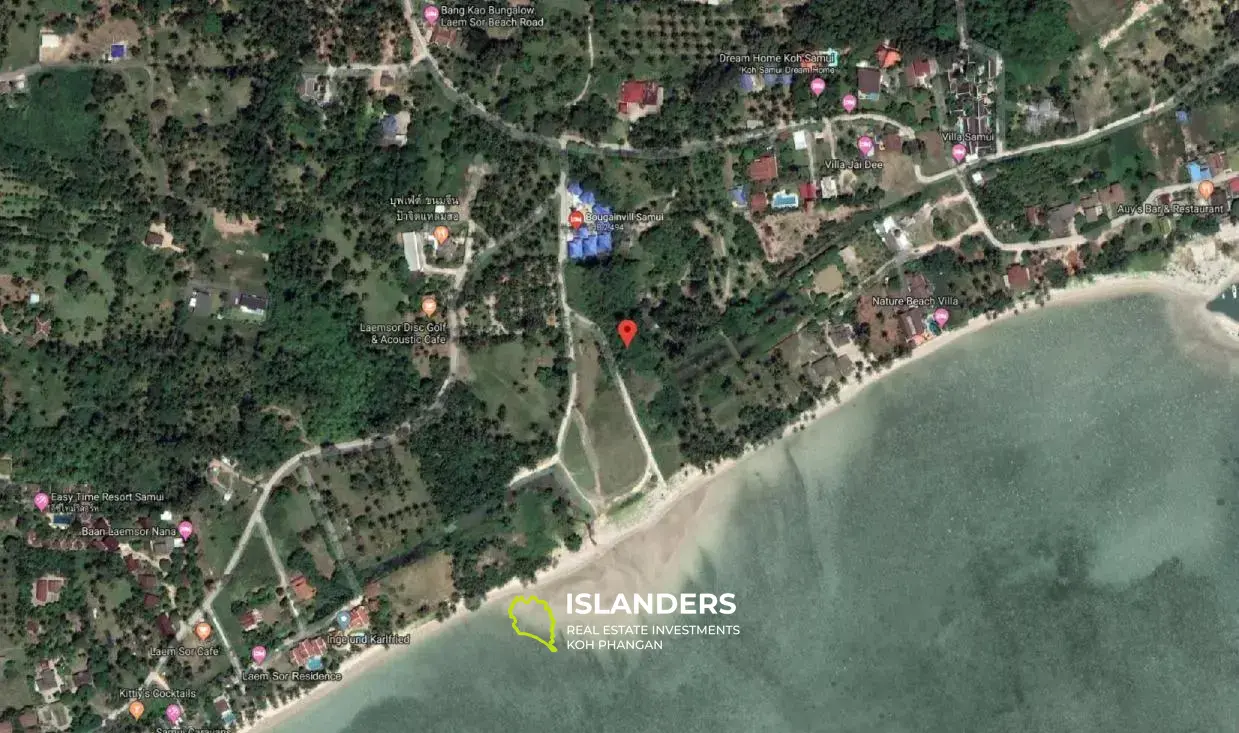 Terrain avec accès à la plage à vendre à Na Muang 5 Rai 352 Sqw