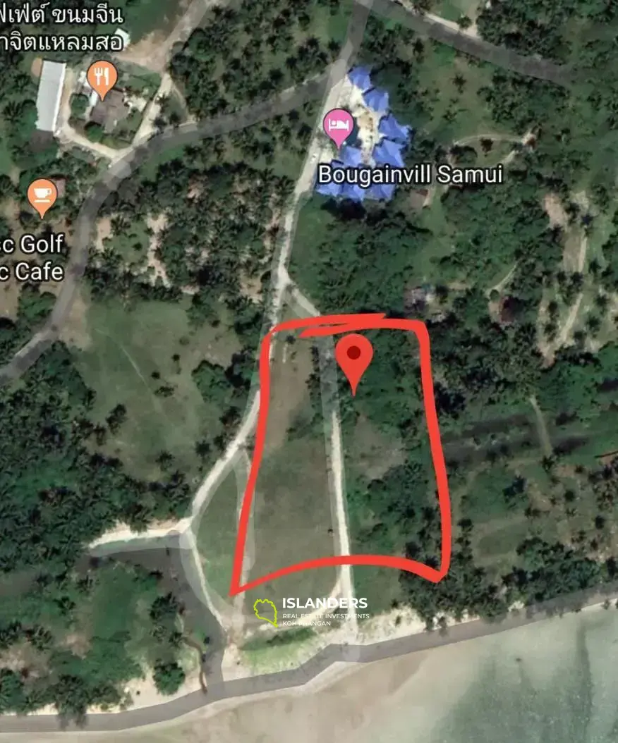 Beach Access Land For Sale In Na Muang 5 Rai 352 Sqw