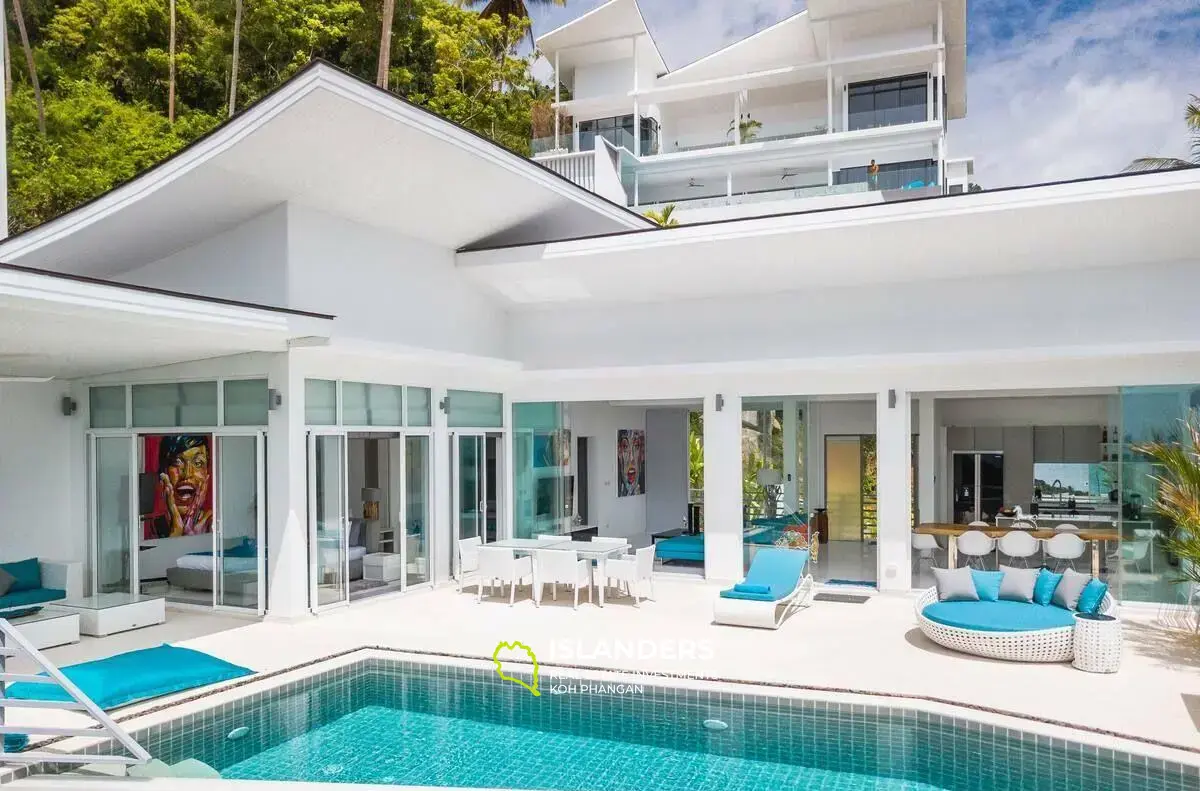 Villa 4 chambres avec vue sur la mer à 180 degrés et piscine Lamai