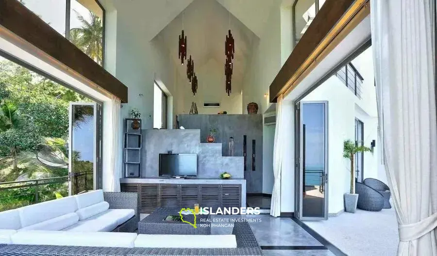 Villa au design unique de 5 chambres avec piscine et vue sur la mer à Chaweng Noi