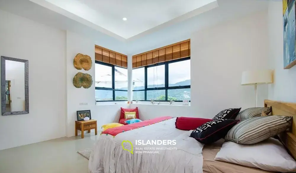 Perfekte Familienvilla mit 3 Schlafzimmern, Fitnessraum und herrlicher Aussicht in Bo Phut