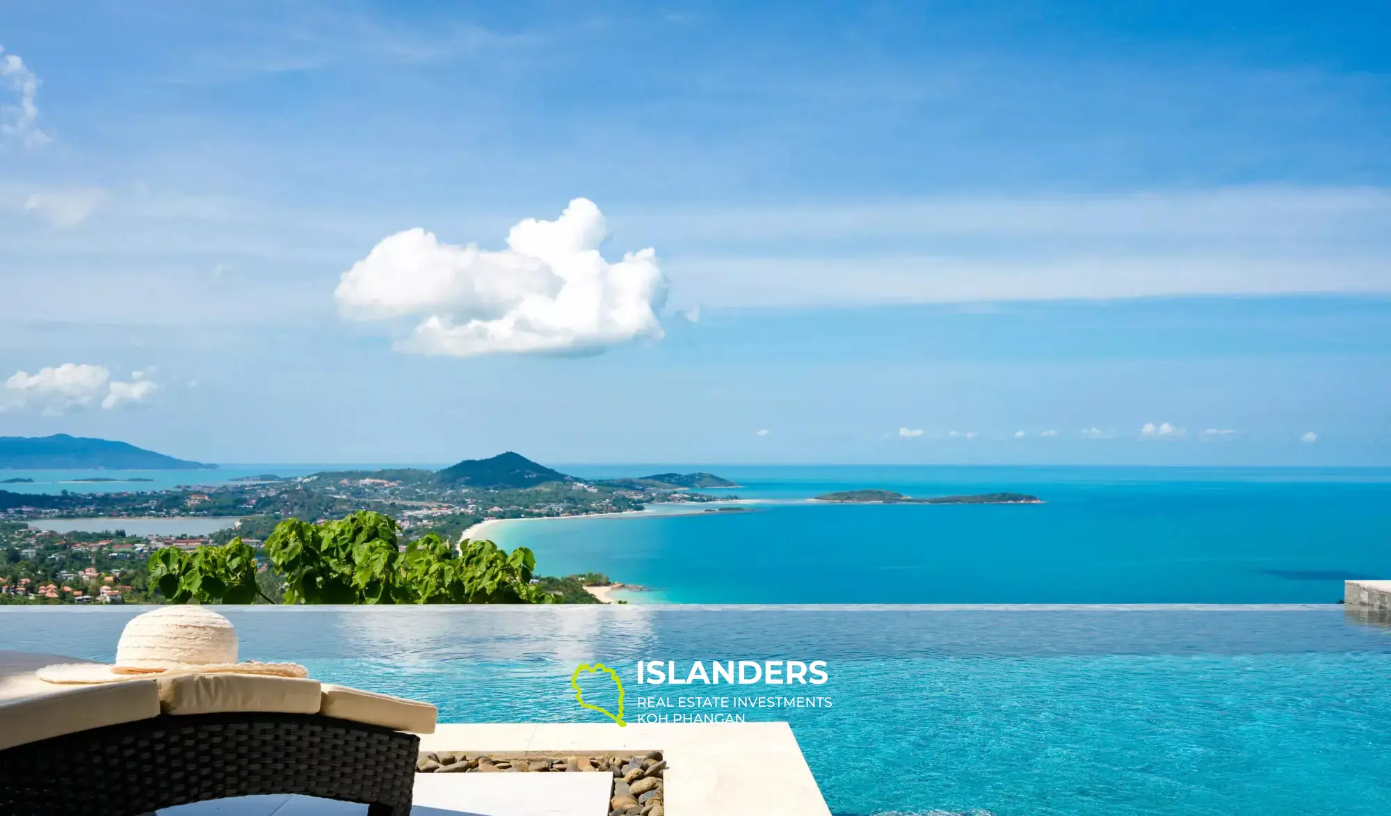 Spacieuse villa de haut niveau de 4 chambres avec vue sur la mer à Chaweng Noi