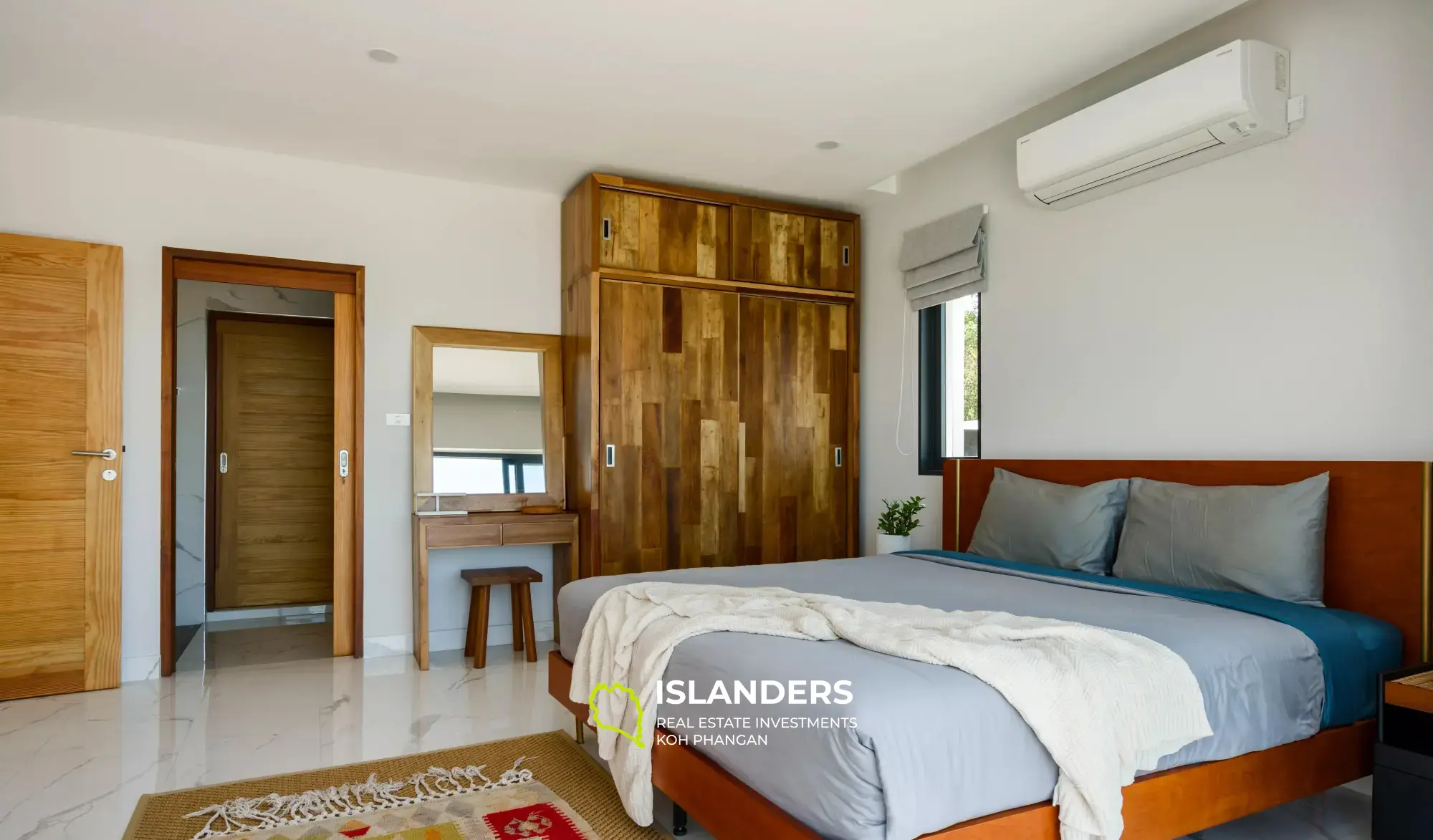 Magnifique villa de 3 chambres avec piscine et vue sur la mer au coucher du soleil avec système solaire à Koh Samui