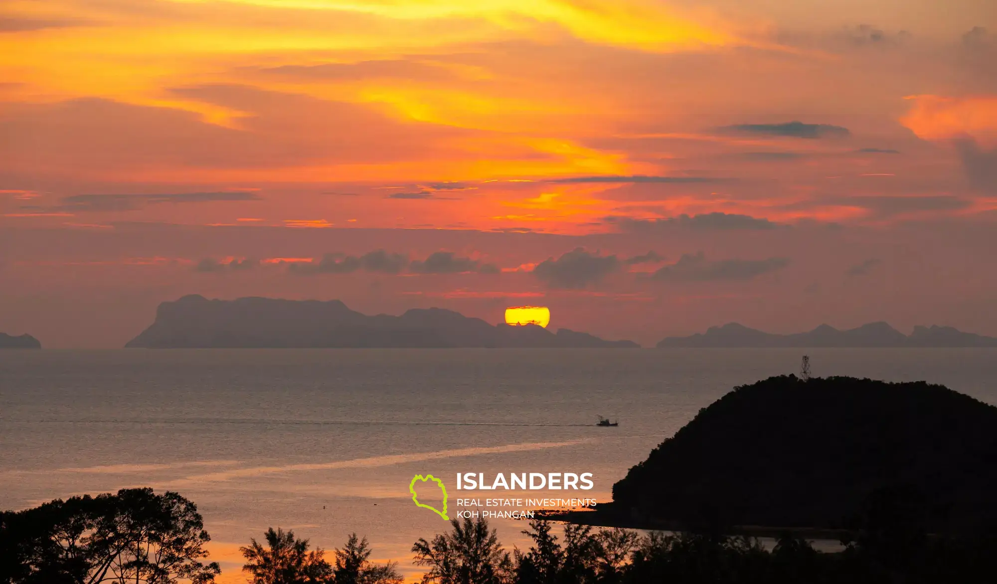 Wunderschöne Poolvilla mit 3 Schlafzimmern und Meerblick bei Sonnenuntergang und Solaranlage auf Koh Samui