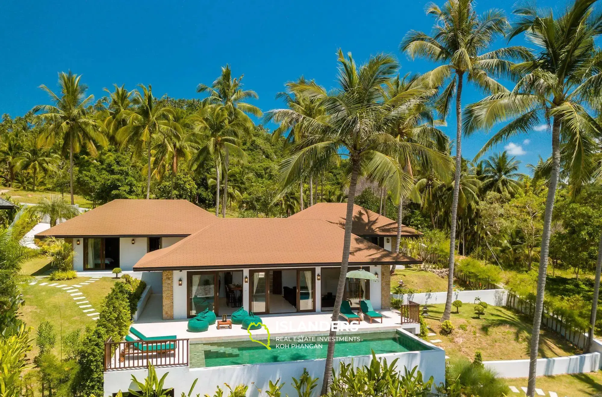 3 superbes villas à vendre près de la plage de Lamai